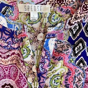 😊Chiffon style button up top